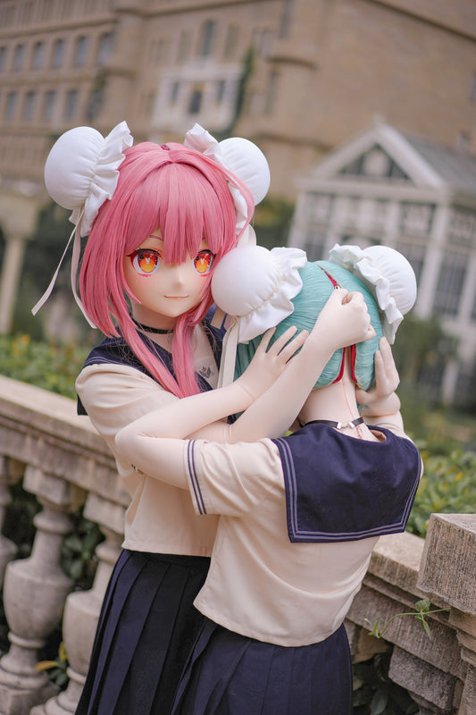 HeyaoFetish Full Head Kigurumi Mask 花卷