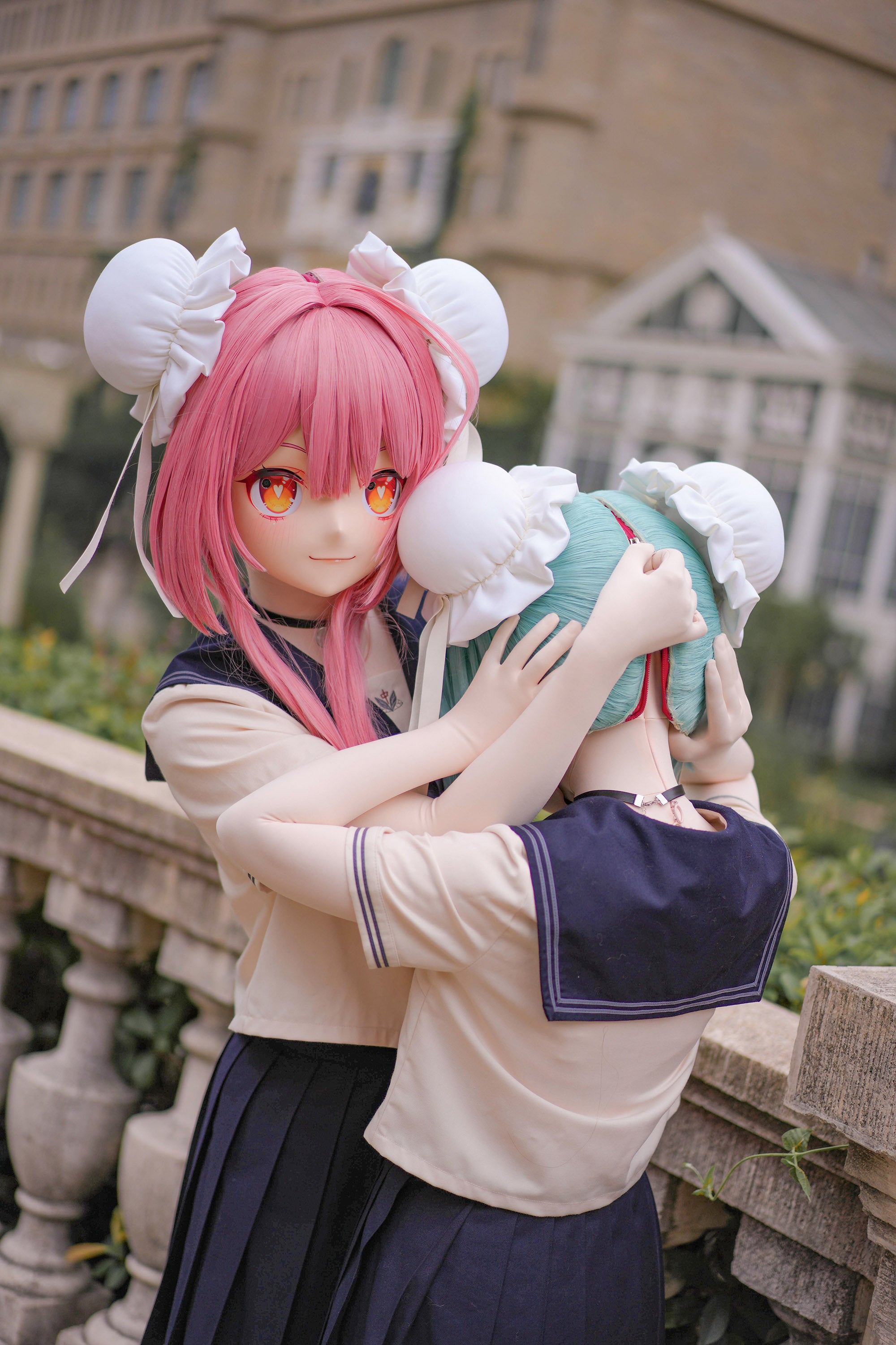 HeyaoFetish Full Head Kigurumi Mask 花卷 – 河妖屋HeyaoFetish